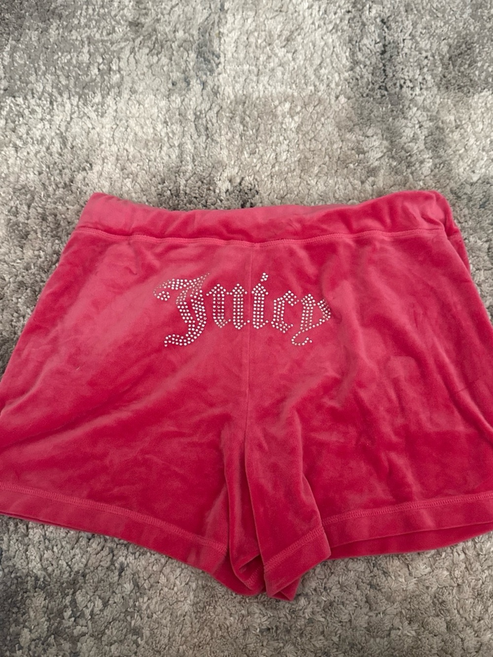 Juicy Couture Hot Pink Velour Lounge Shorts